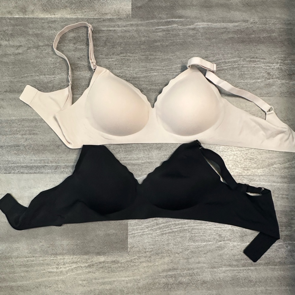 Black and Cream Nursing bras